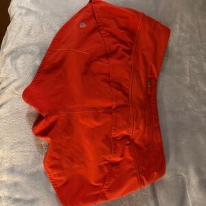 Lululemon speed up short 2.5” red
